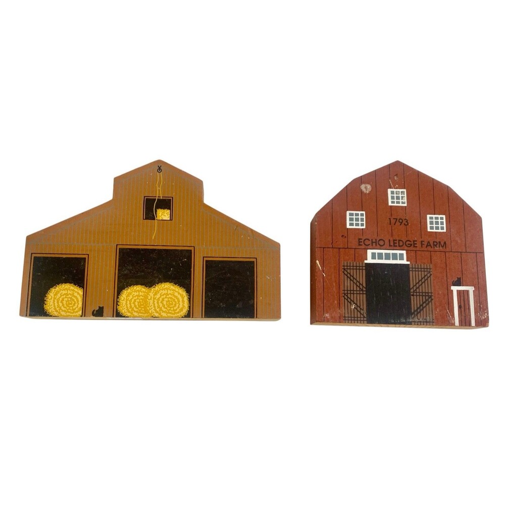 Cat’s Meow Village American Barn Series 1992 Vermont and Southern Crib Barn
